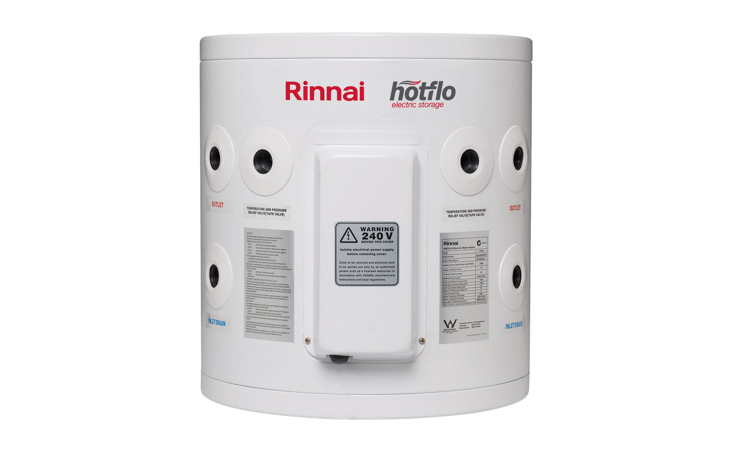 Rinnai Hotflo Electric Storage Hot Water System 25L 1 Rinnai Hotflo Electric Storage Hot Water System 25L