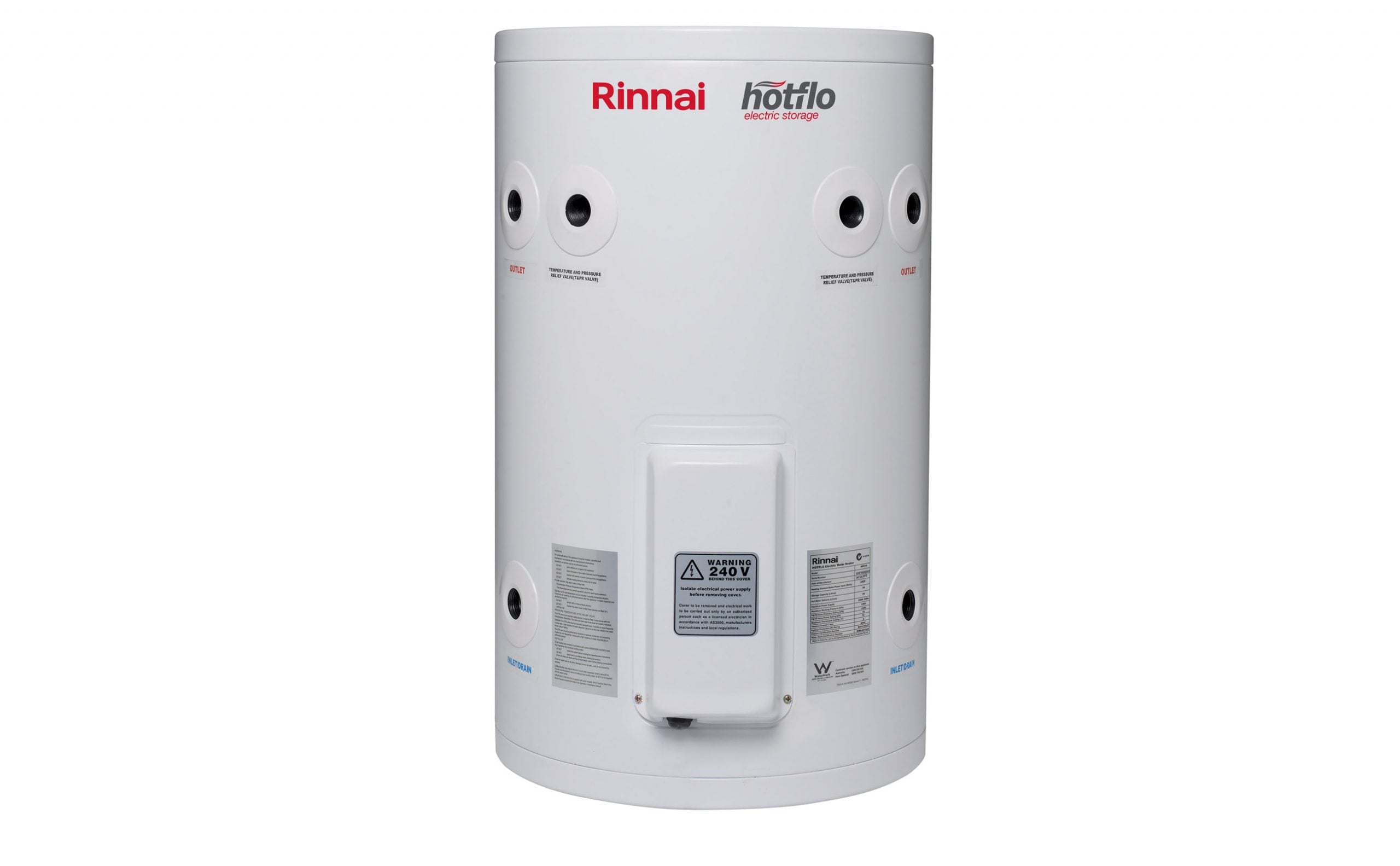Rinnai Hotflo Electric Storage Hot Water System 50L 1 Rinnai Hotflo Electric Storage Hot Water System 50L