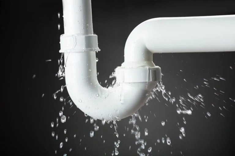burst pipe caused by water hammer