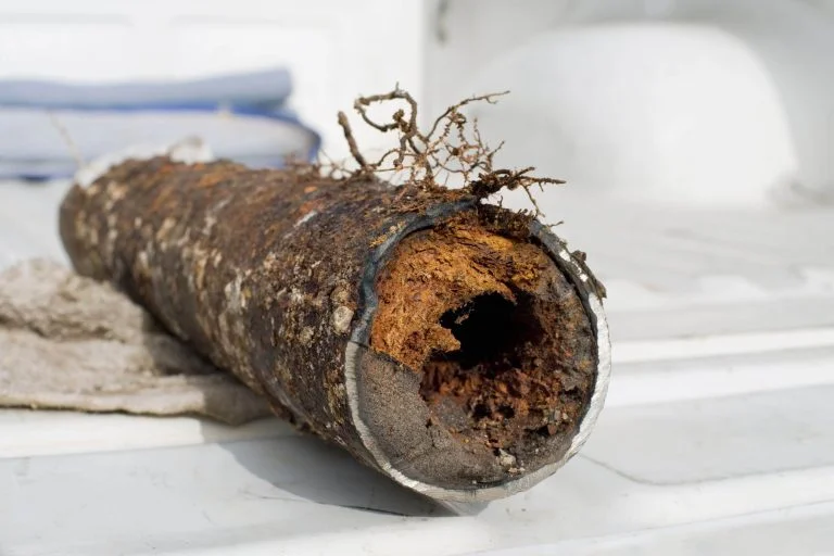 drain pipe that needs repairing